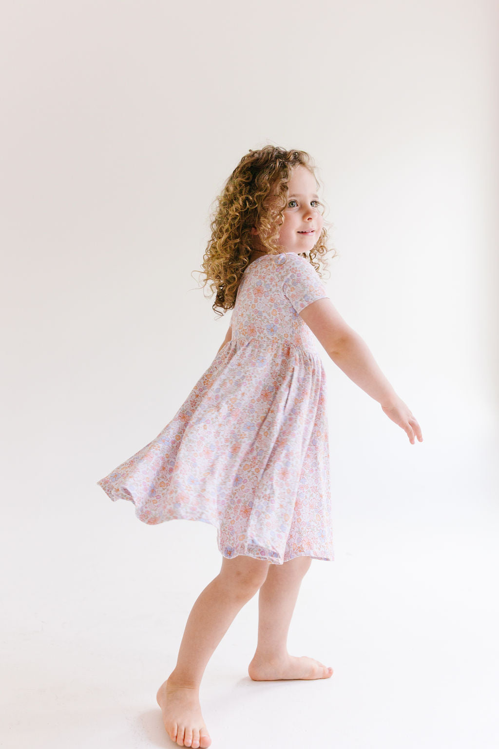 Bamboo Twirl Dress - Eloise Floral
