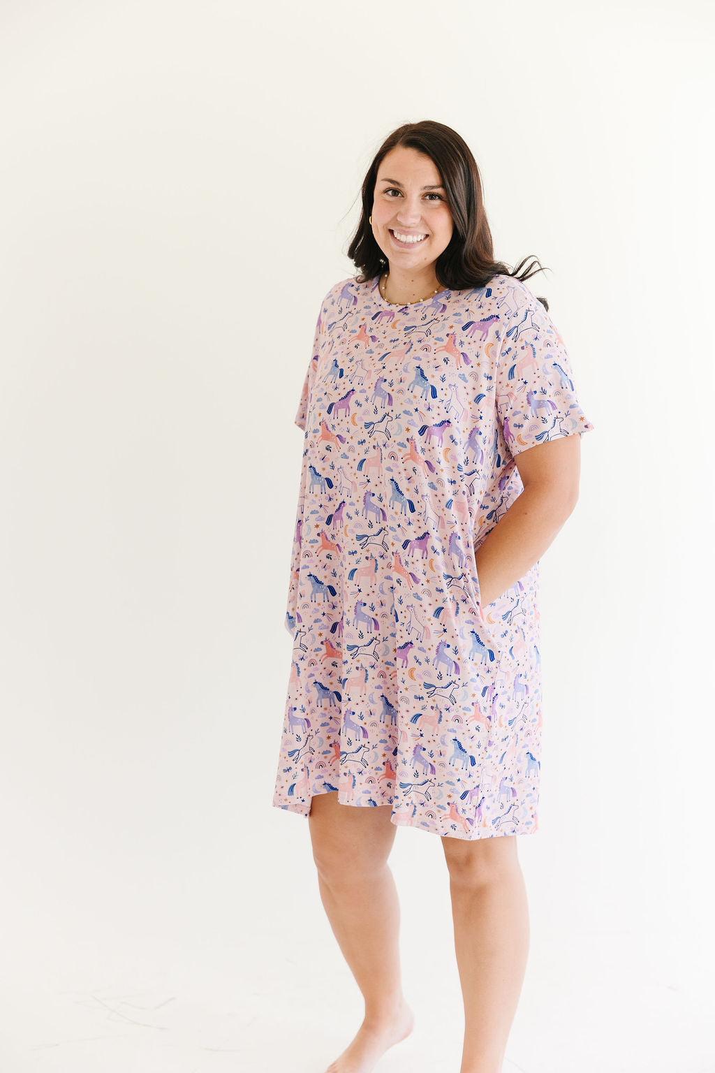 Women's Lounge Dress - Unicorns