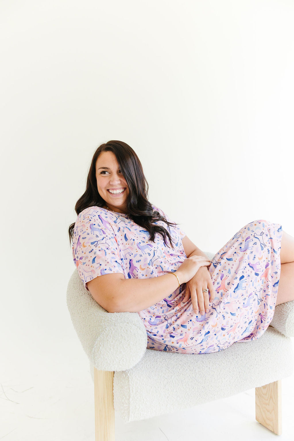 Women's Lounge Dress - Unicorns