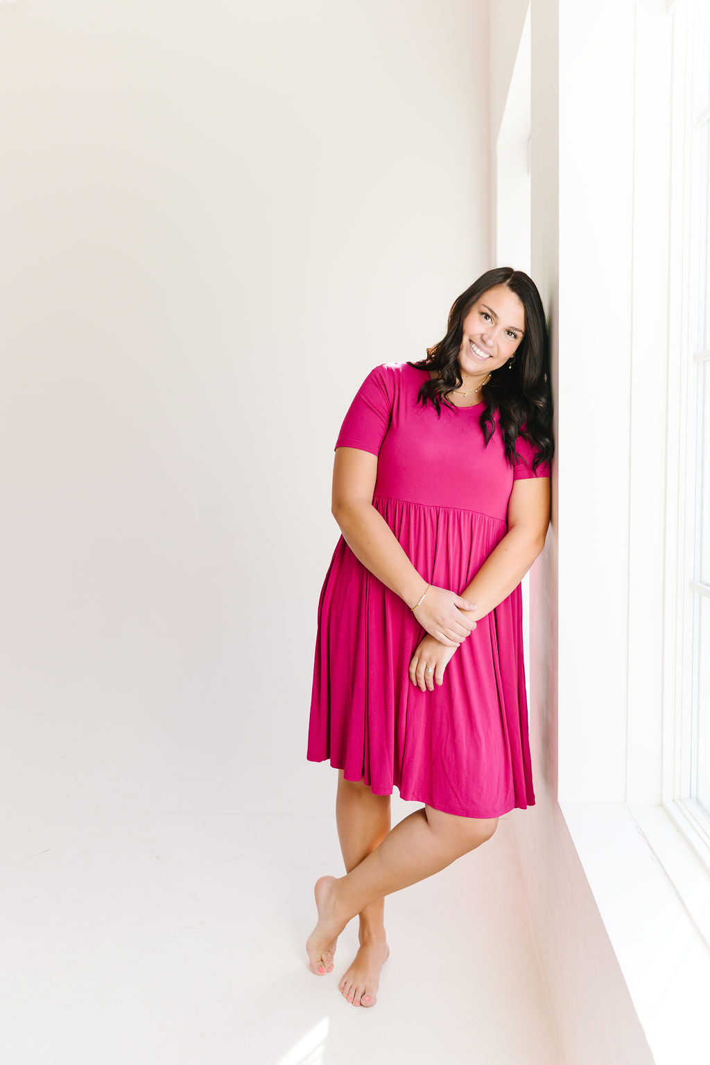 Women's Twirl Dress - Sangria
