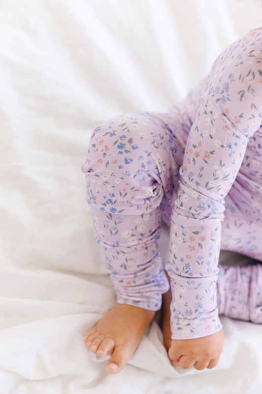 Bamboo Zip Sleeper - Brielle Floral