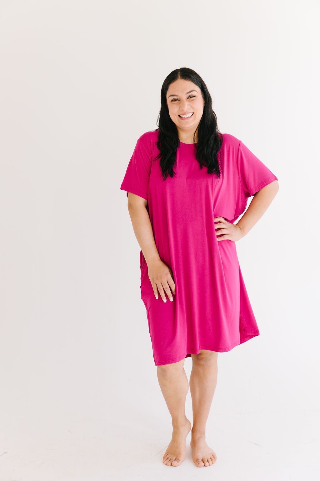 Women's Lounge Dress - Sangria