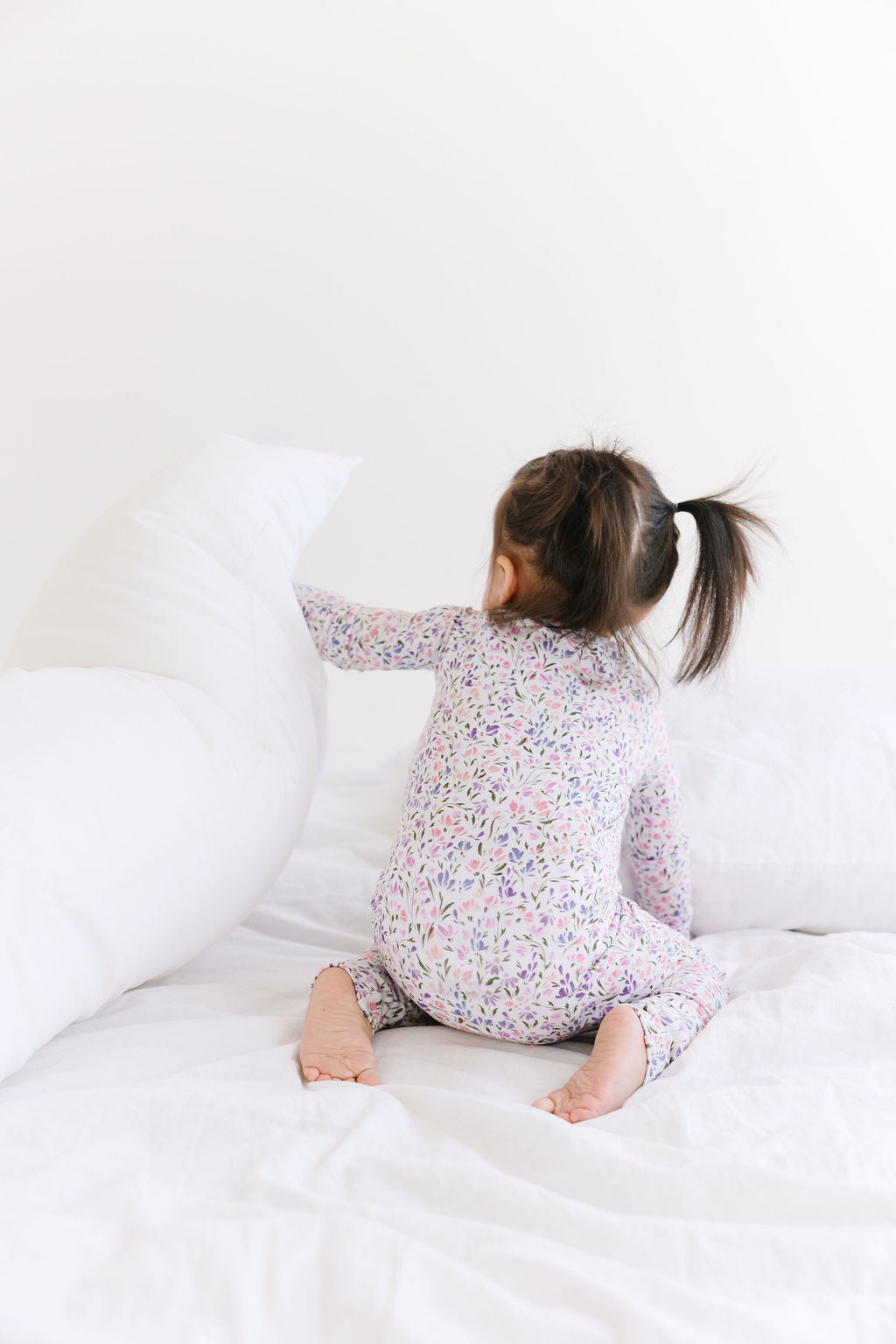 Bamboo Zip Sleeper - Claire Floral